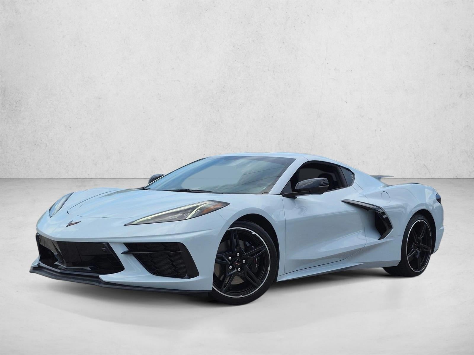 2023 Chevrolet Corvette Stingray Coupe 2LT in Ceramic Matrix Gray Metallic — front three-quarter view